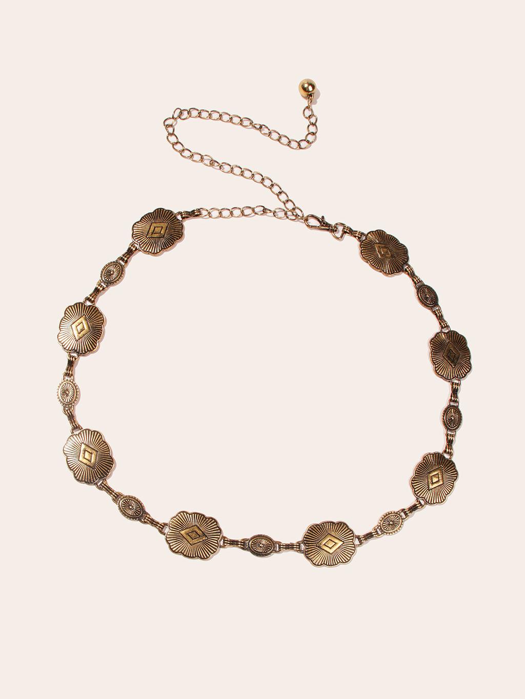 Elegant Alloy Waist Chain With Oval Elements For Streetwear And Casual Outfits Bronze
Elegant Alloy Waist Chain With Oval Elements For Streetwear And Casual Outfits Bronze