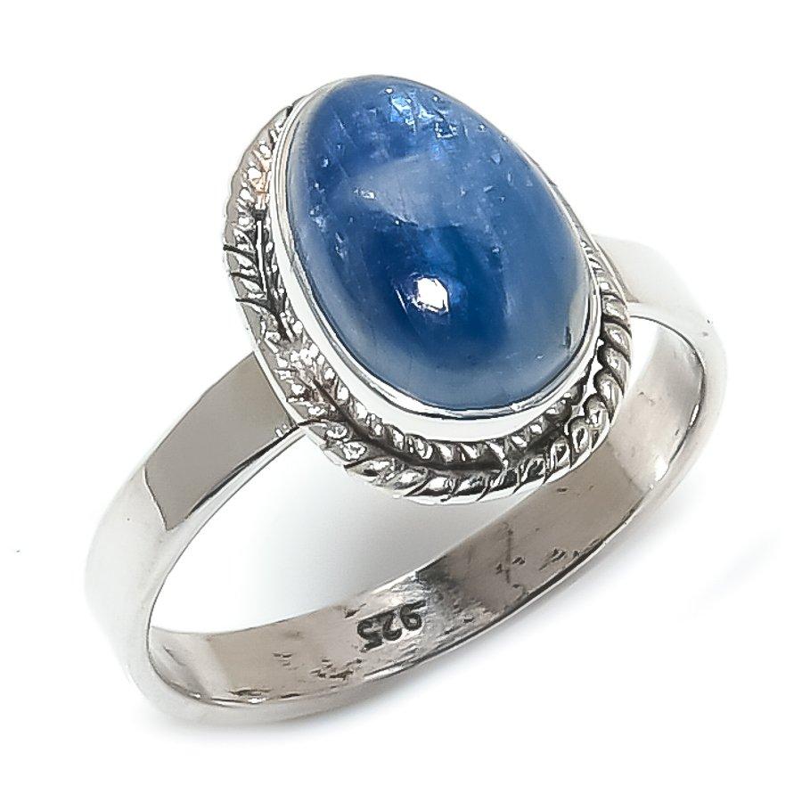 Natural Kyanite Gemstone Handmade 925 Solid Sterling Silver Gift Ring S.8 l9a29
Natural Kyanite Gemstone Handmade 925 Solid Sterling Silver Gift Ring S.8 l9a29