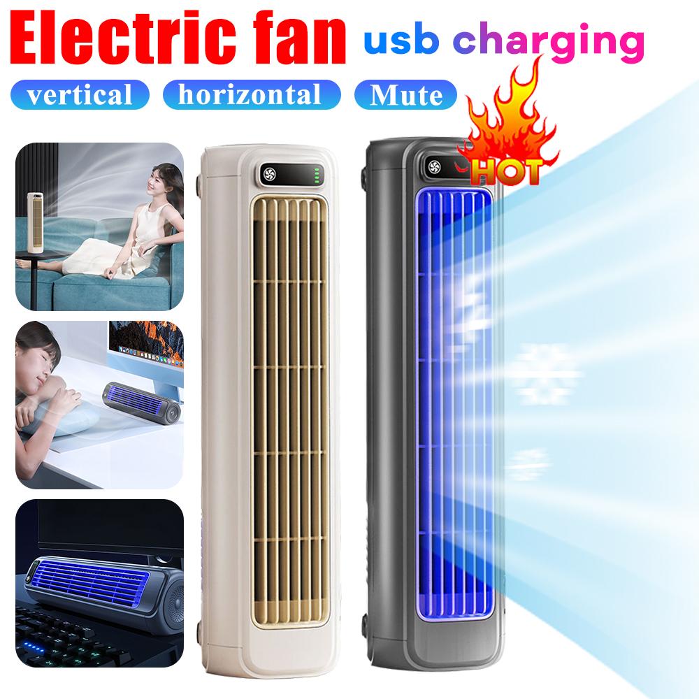 Portable Tower Fan 3 Speeds Cooling Fan Quiet Personal Fan Rechargeable Desktop Fan for Bedroom Living Room Office сірий
Portable Tower Fan 3 Speeds Cooling Fan Quiet Personal Fan Rechargeable Desktop Fan for Bedroom Living Room Office сірий