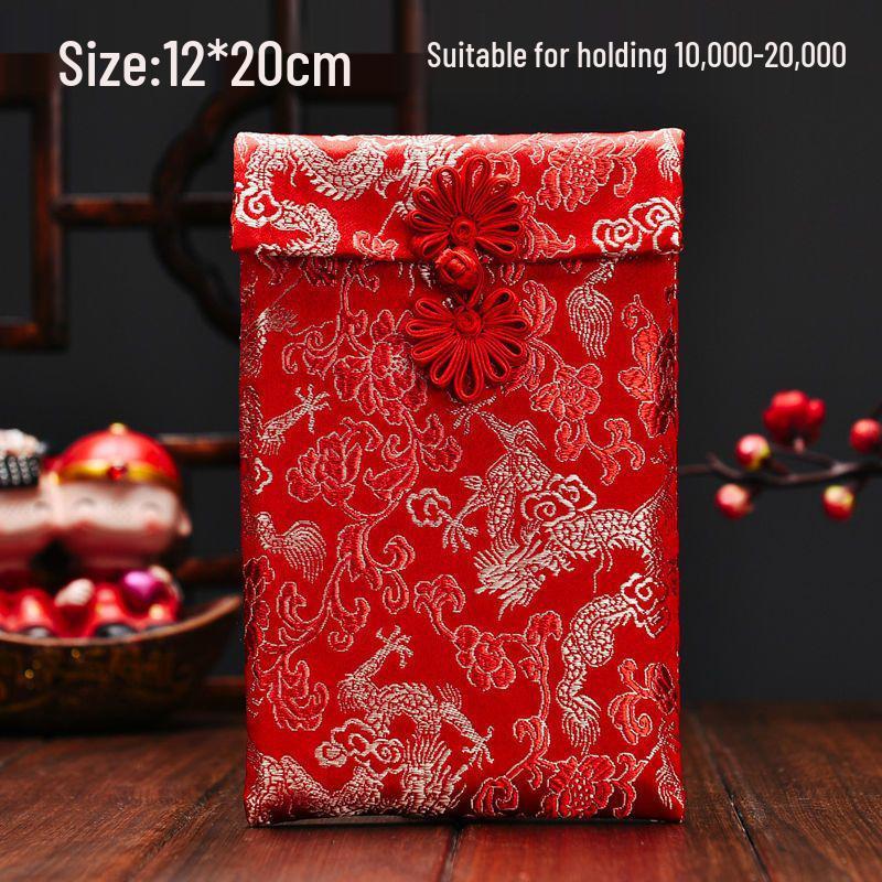 Красный тканевый свадебный конверт для подарков на помолвку: Вмещает от 21 000 до 150 000 юаней
Красный тканевый свадебный конверт для подарков на помолвку: Вмещает от 21 000 до 150 000 юаней