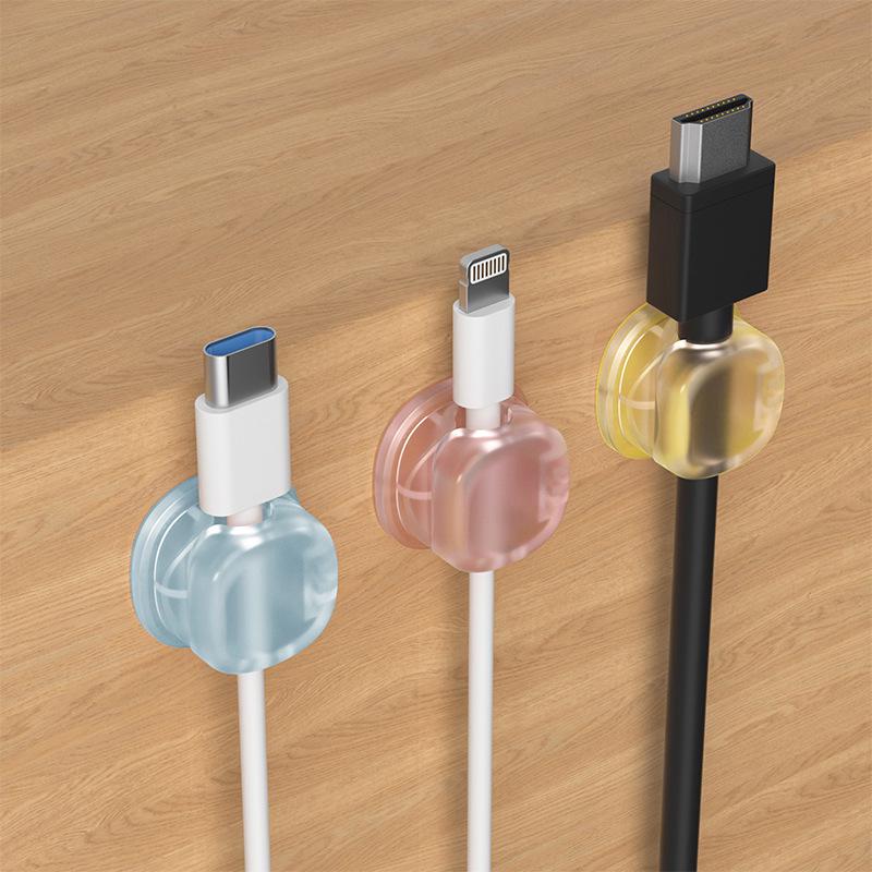 Desktop Cable Organizer & Storage Clip for Mobile Charging Cables
Desktop Cable Organizer & Storage Clip for Mobile Charging Cables