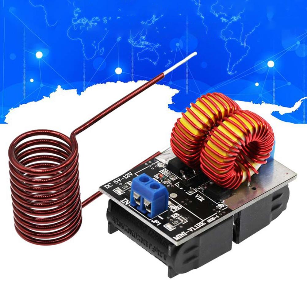 DC 5-12V 120W Mini ZVS Індукційна нагрівальна плата Flyback Драйвер Нагрівач DIY Плита+Котушка запалювання Модуль високочастотного джерела живлення синій
DC 5-12V 120W Mini ZVS Індукційна нагрівальна плата Flyback Драйвер Нагрівач DIY Плита+Котушка запалювання Модуль високочастотного джерела живлення синій