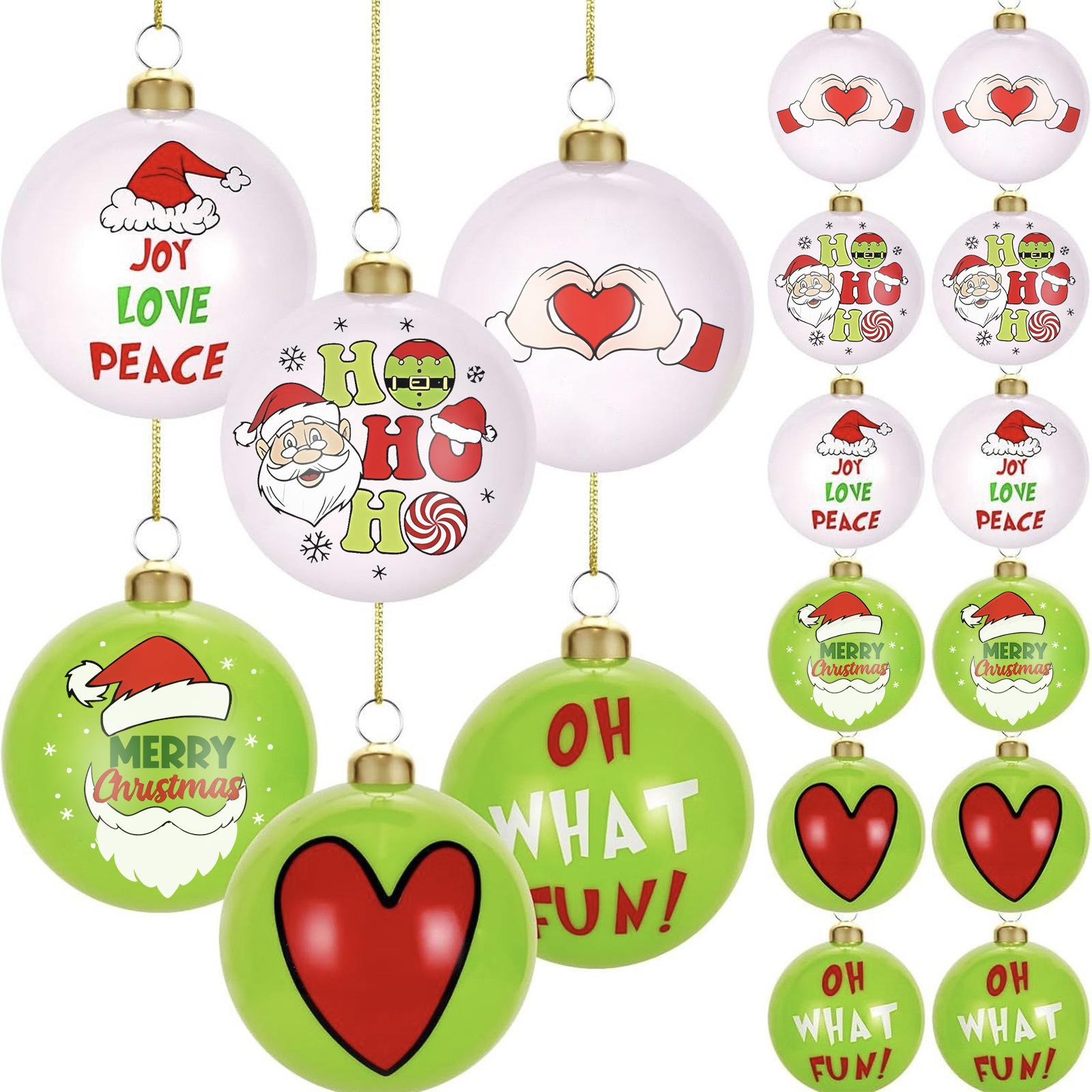 12 Різдвяних кулястих прикрас, 2,36-дюймові блискучі підвісні різдвяні кулі, підходять для прикрас різдвяної ялинки, домашніх святкових прикрас One Size
12 Різдвяних кулястих прикрас, 2,36-дюймові блискучі підвісні різдвяні кулі, підходять для прикрас різдвяної ялинки, домашніх святкових прикрас One Size