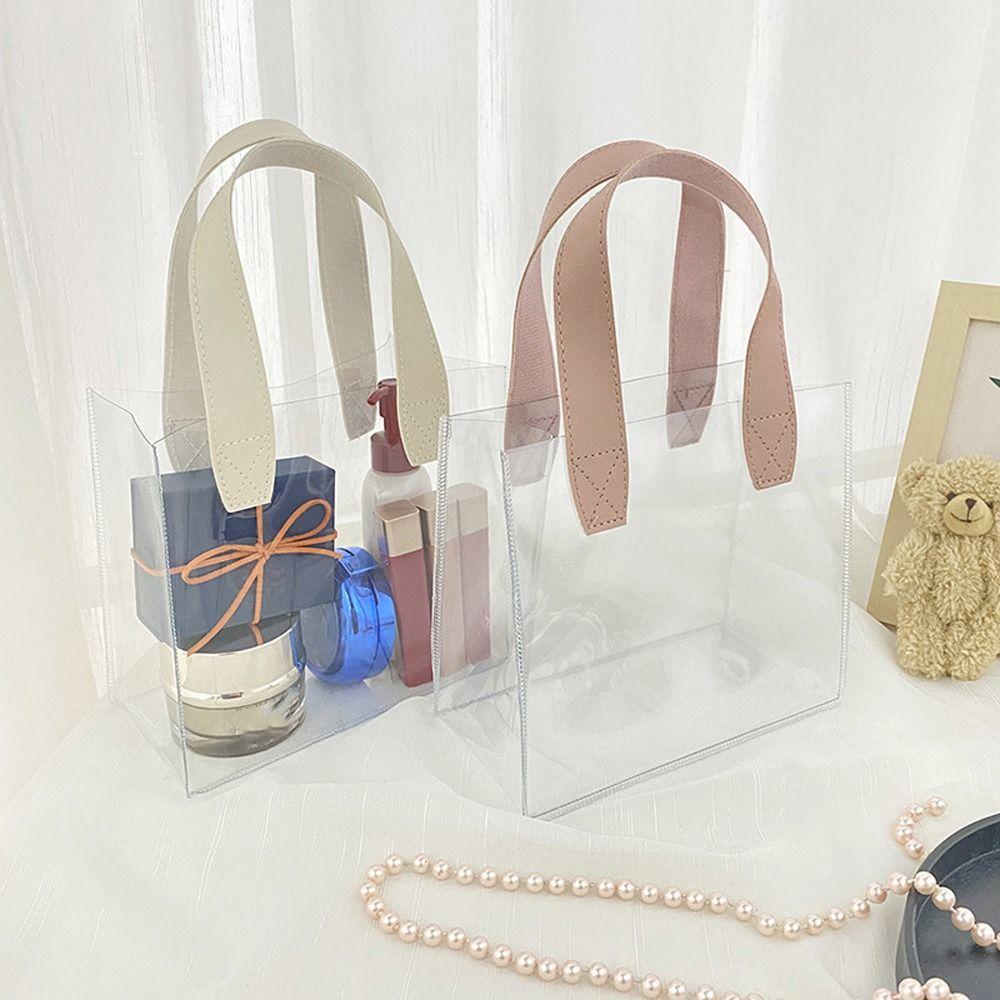 Storage Bags Girls Shoulder Bags Transparent Handbags Clear Tote Bags PVC Women Cosmetic Bags
Storage Bags Girls Shoulder Bags Transparent Handbags Clear Tote Bags PVC Women Cosmetic Bags