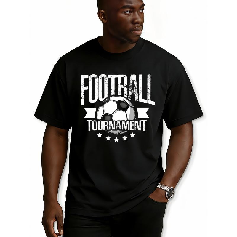 European sizes Men S Humorous Football Tournament T-Shirt,Perfect for Outdoor Activities 4XL чорний
European sizes Men S Humorous Football Tournament T-Shirt,Perfect for Outdoor Activities 4XL чорний