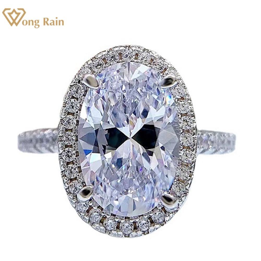 Wong Rain Clssic, 100% серебро 925 пробы, 8*12 мм, овальной огранки, цирконы AAAAA, драгоценный камень, обручальное кольцо, ювелирные изделия, Рождественский подарок US 5 белый
Wong Rain Clssic, 100% серебро 925 пробы, 8*12 мм, овальной огранки, цирконы AAAAA, драгоценный камень, обручальное кольцо, ювелирные изделия, Рождественский подарок US 5 белый