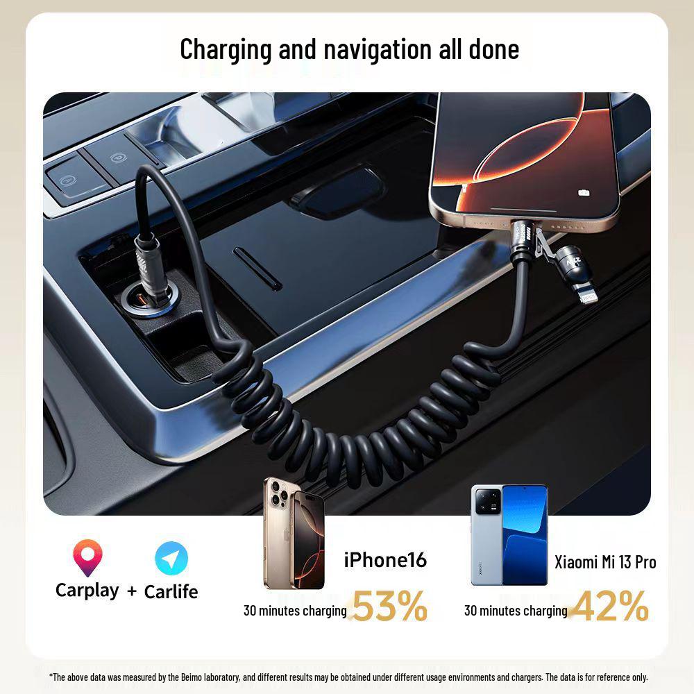 Baimo 240W Safe Flash Charge: 4-in-1 Fast Charging Cable for Huawei & Apple.
Baimo 240W Safe Flash Charge: 4-in-1 Fast Charging Cable for Huawei & Apple.