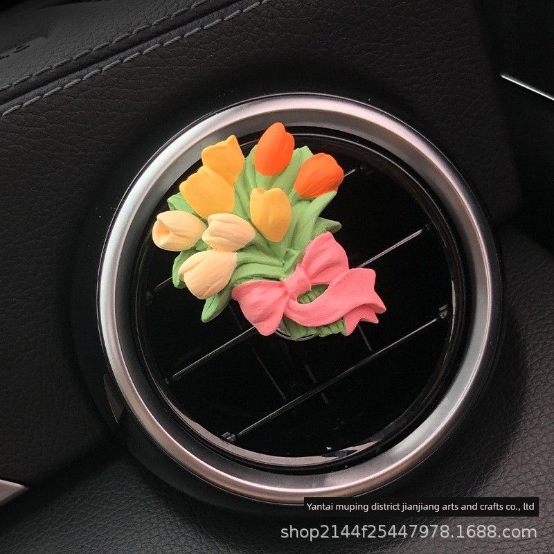 Tulip Cute Bear Car Perfume Aromatherapy Mercedes-Benz Car Air Conditioner Vent Decoration Car Interior Accessories Diffuser Stone Sunset Yellow Bouquet
Tulip Cute Bear Car Perfume Aromatherapy Mercedes-Benz Car Air Conditioner Vent Decoration Car Interior Accessories Diffuser Stone Sunset Yellow Bouquet