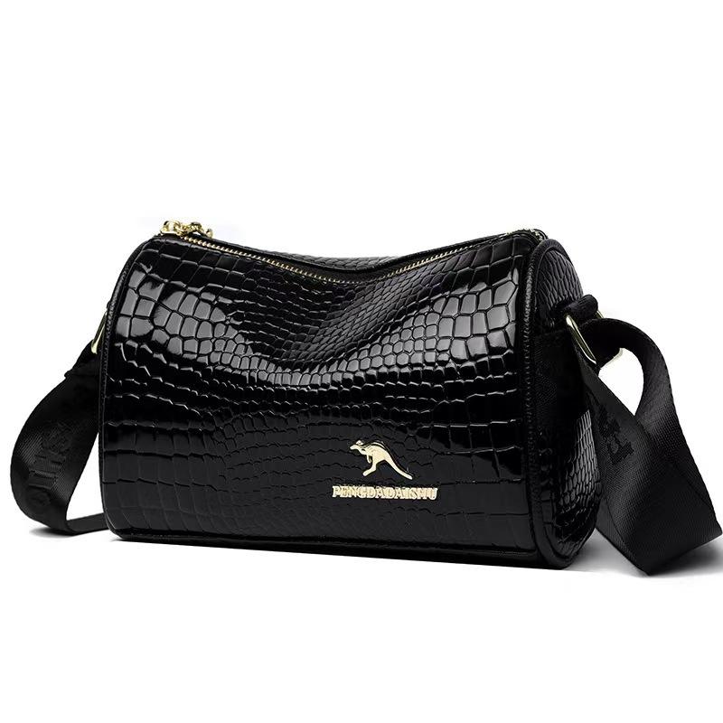 Премиальная текстура крокодиловый узор женская сумка модная повседневная цилиндрическая подушка одно плечо кроссбоди чёрный
Премиальная текстура крокодиловый узор женская сумка модная повседневная цилиндрическая подушка одно плечо кроссбоди чёрный