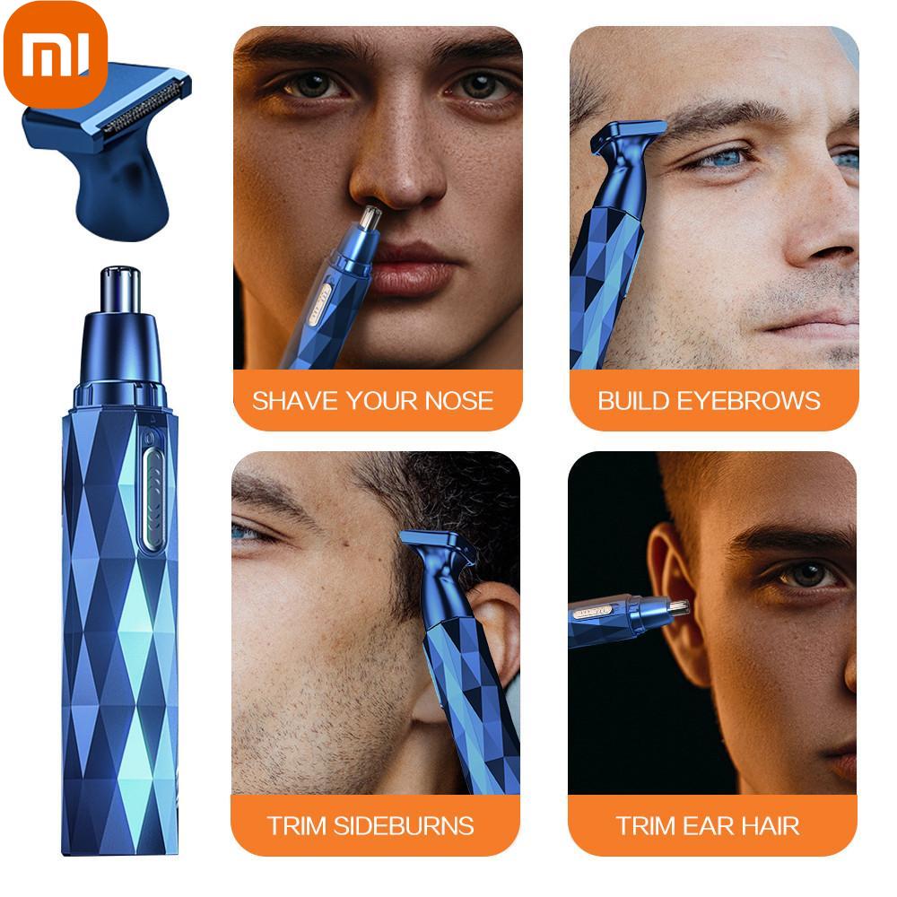 Электрический триммер для носа Xiaomi, мужские триммеры для эпиляции, триммеры для ушей, триммер для волос на лице, борода, машинки для стрижки бровей, резак, инструмент для бритья, бритва USB Recha
Электрический триммер для носа Xiaomi, мужские триммеры для эпиляции, триммеры для ушей, триммер для волос на лице, борода, машинки для стрижки бровей, резак, инструмент для бритья, бритва USB Recha