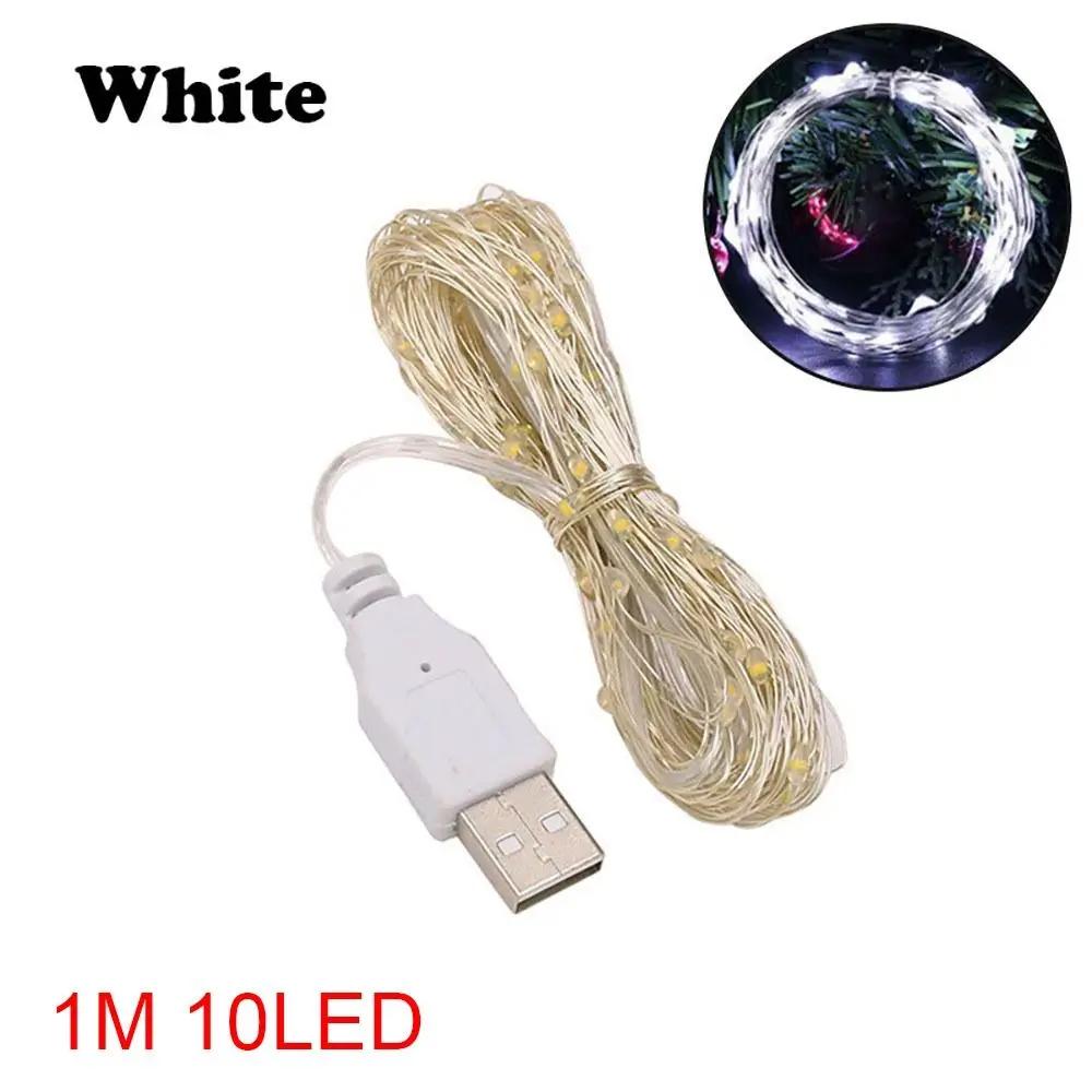 USB LED String Light Copper Silver Wire White Colorful Fairy Light 1/2/3/5/10M 5V Garland Light
USB LED String Light Copper Silver Wire White Colorful Fairy Light 1/2/3/5/10M 5V Garland Light