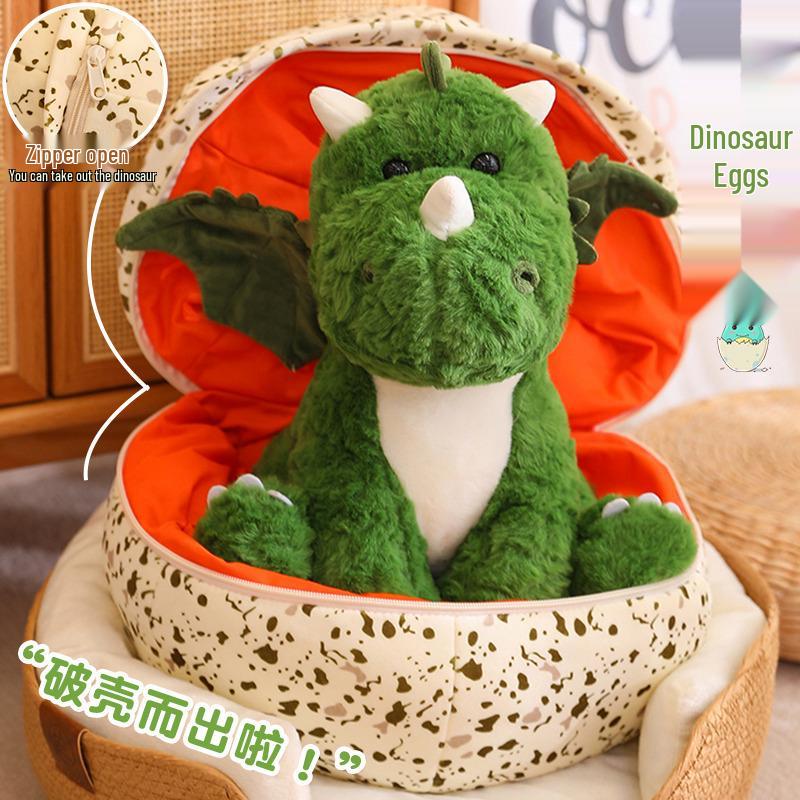 Dinosaur Egg Cartoon Plush Throw Pillow - Cute Milk Dragon & Winged Cat Doll Gift 20cm Dinosaur + 25cm Egg
Dinosaur Egg Cartoon Plush Throw Pillow - Cute Milk Dragon & Winged Cat Doll Gift 20cm Dinosaur + 25cm Egg