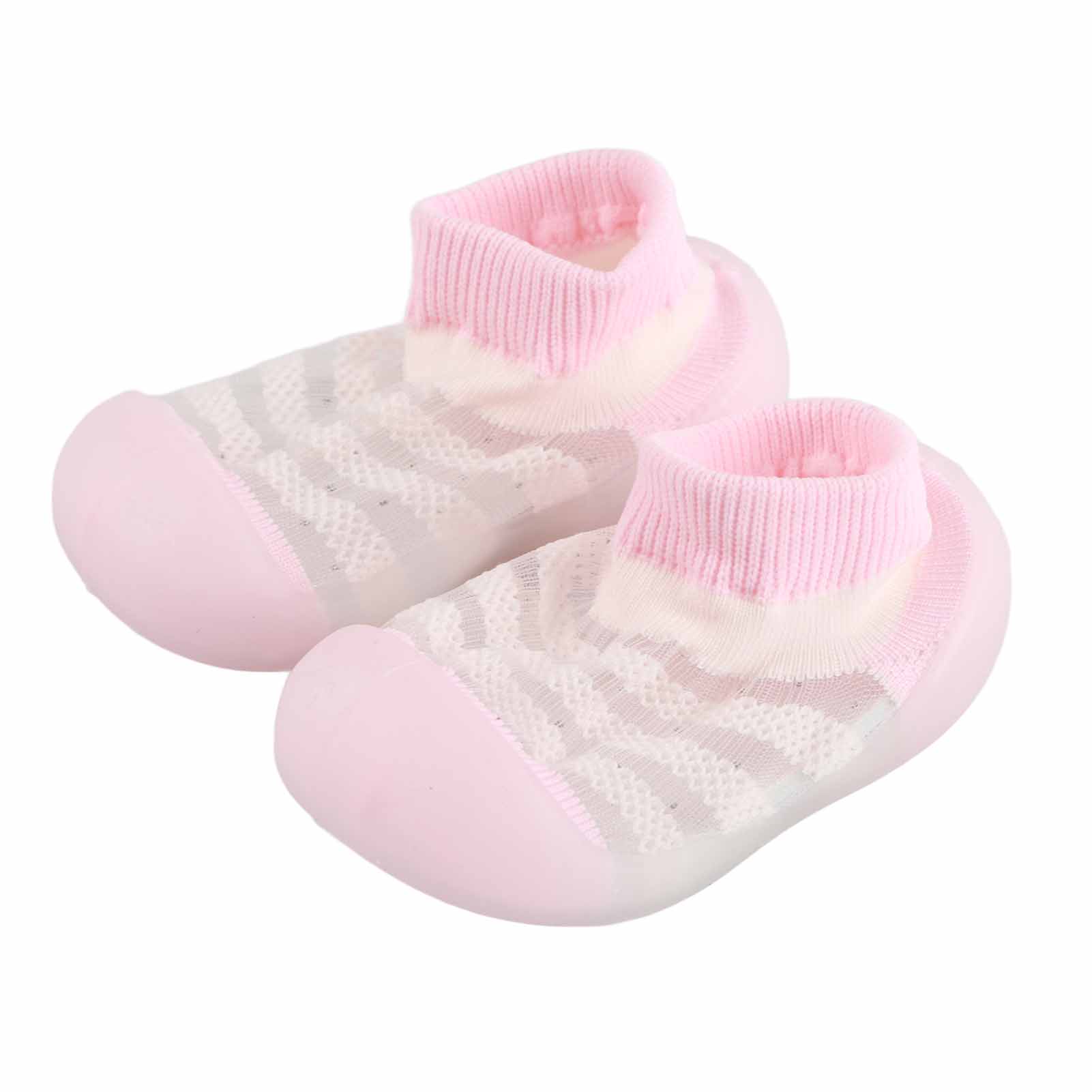 Baby Floor Socks Breathable Elastic Slip Resistance Soft Cotton Flexible Infant Insole Socks Pink 4.5in 18/19 рожевий
Baby Floor Socks Breathable Elastic Slip Resistance Soft Cotton Flexible Infant Insole Socks Pink 4.5in 18/19 рожевий