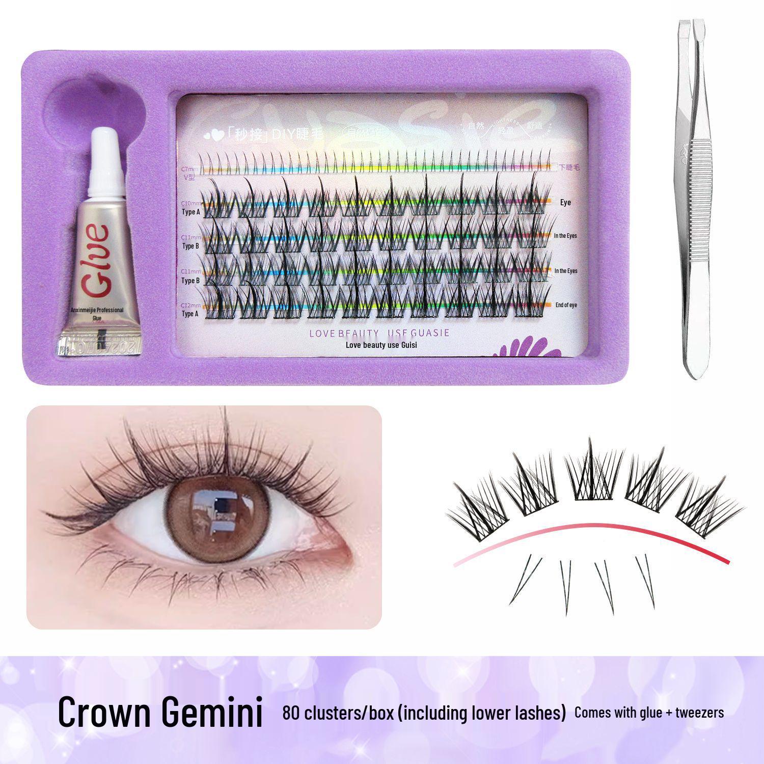 Large Capacity Natural Fairy Fox Eye Cluster False Eyelashes for Women
Large Capacity Natural Fairy Fox Eye Cluster False Eyelashes for Women