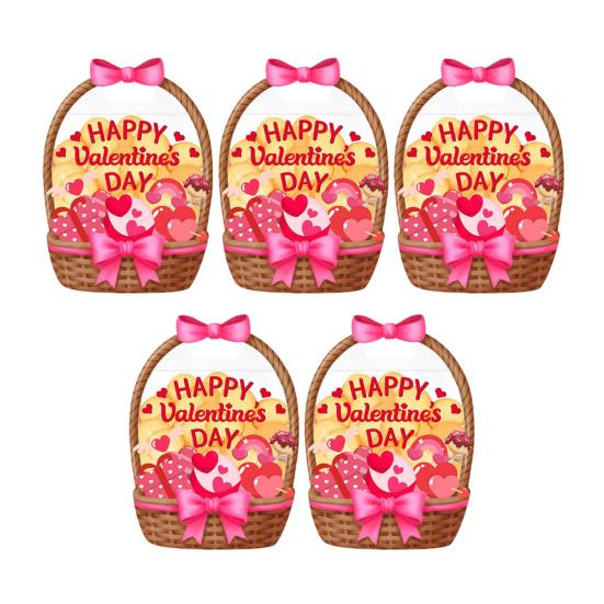 5/10 шт. Подарункові пакети на День святого Валентина з візерунком кота та серця, кошики, пакети для ласощів з ручками, багаторазові пластикові мішечки для сувенірів, приладдя для вечірки 5pcs A
5/10 шт. Подарункові пакети на День святого Валентина з візерунком кота та серця, кошики, пакети для ласощів з ручками, багаторазові пластикові мішечки для сувенірів, приладдя для вечірки 5pcs A