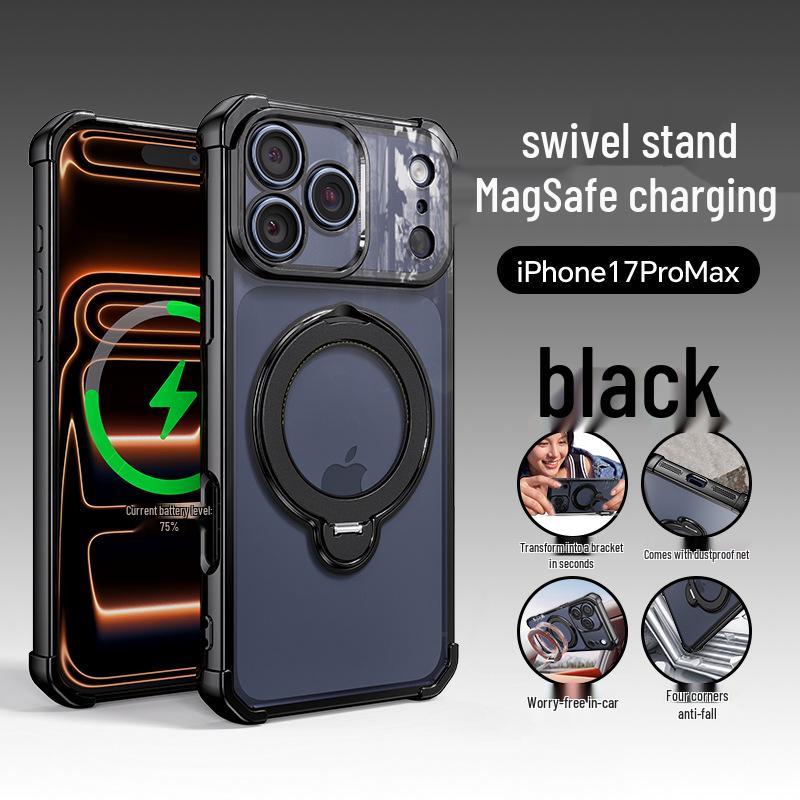 iPhone 17 Pro Max Electroplated Drop-Proof Case with Magnetic Stand iPhone 15 Pro
iPhone 17 Pro Max Electroplated Drop-Proof Case with Magnetic Stand iPhone 15 Pro