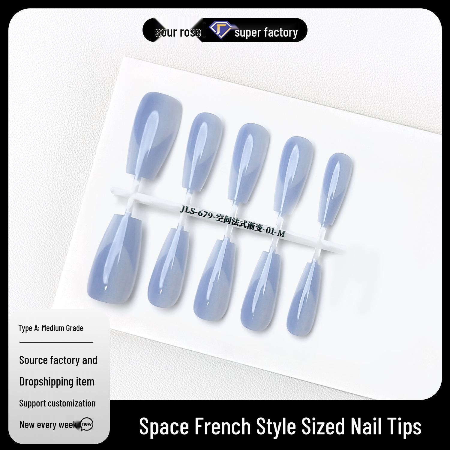 Jiaolong Gradient Press-On Nails: Autumn/Winter Collection for a Gentle, Whitening Manicure. XS (no stickers)
Jiaolong Gradient Press-On Nails: Autumn/Winter Collection for a Gentle, Whitening Manicure. XS (no stickers)