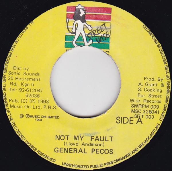 7inch Record GENERAL PECOS Not My Fault SRT003 Street Wise Rec 1993 Jamaica Reggae Ska Dub Used
7inch Record GENERAL PECOS Not My Fault SRT003 Street Wise Rec 1993 Jamaica Reggae Ska Dub Used