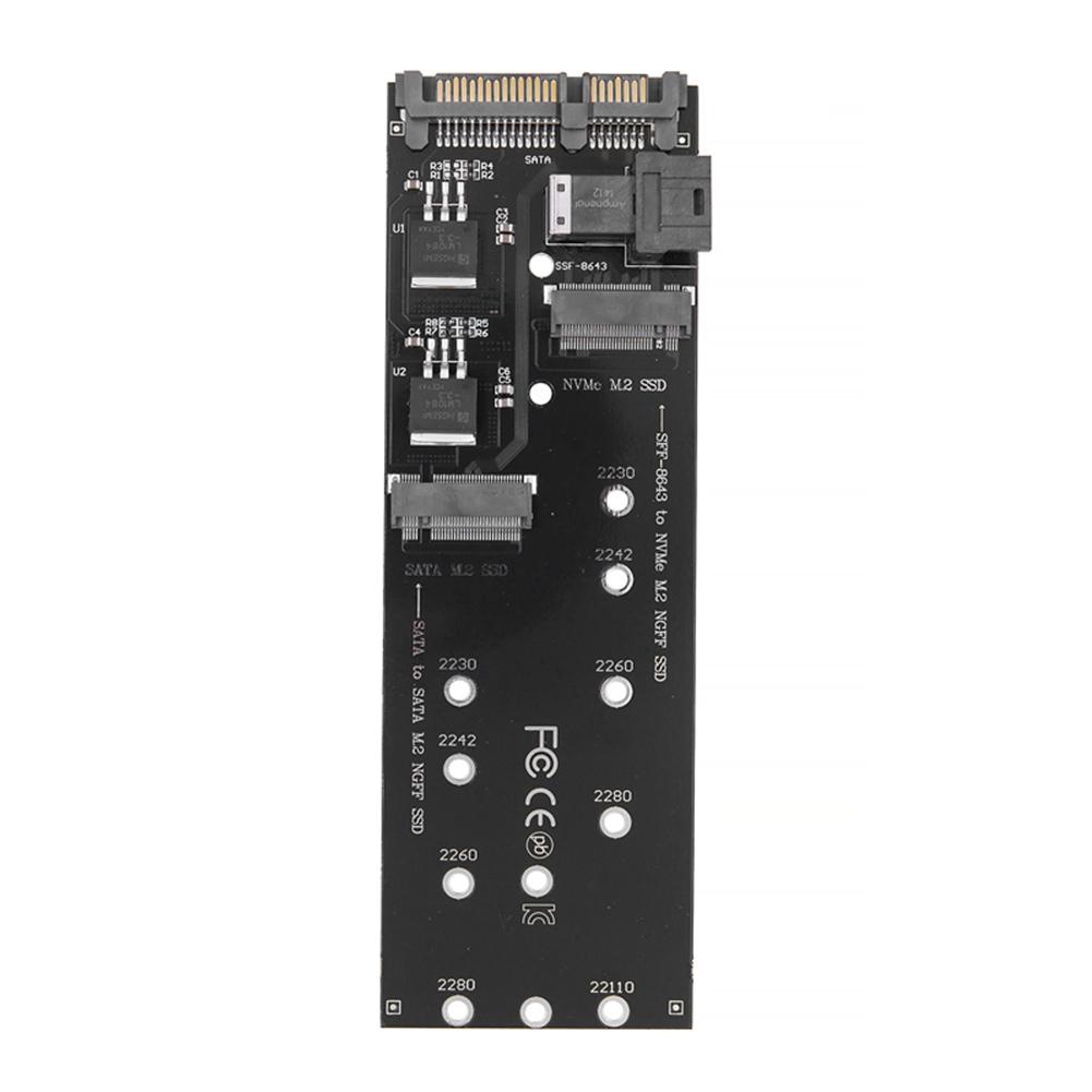 Комплект SFF-8643 для M.2 U2 NGFF M-Key для Slimline SAS NVME PCIe 22-контактный адаптер SATA SSD-конвертер, подходящий для материнской платы настольного ноутбука
Комплект SFF-8643 для M.2 U2 NGFF M-Key для Slimline SAS NVME PCIe 22-контактный адаптер SATA SSD-конвертер, подходящий для материнской платы настольного ноутбука