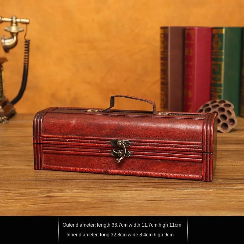 Винтажный деревянный ящик для хранения вина, портативный, роскошный, кухонный, барный, держатель для винных бутылок, подарочная декоративная коробка
Винтажный деревянный ящик для хранения вина, портативный, роскошный, кухонный, барный, держатель для винных бутылок, подарочная декоративная коробка