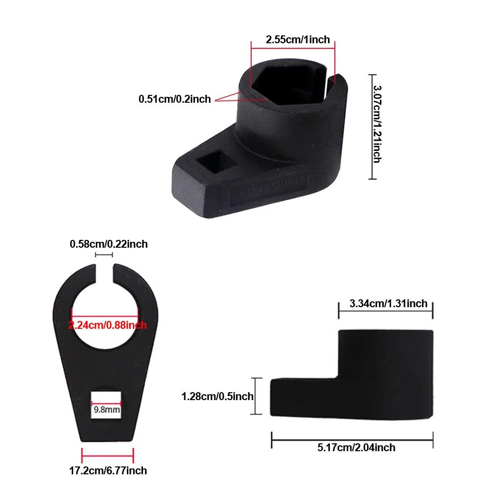 22 мм кислородосодержащая вакуумная головка для снятия лямбда-зонда, черный, с узким горлом, набор автомобильных инструментов, привод 1/2, слот 8 мм, сталь CR-V
22 мм кислородосодержащая вакуумная головка для снятия лямбда-зонда, черный, с узким горлом, набор автомобильных инструментов, привод 1/2, слот 8 мм, сталь CR-V