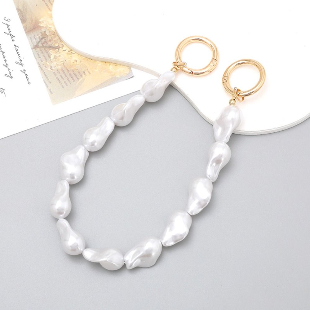 Bag Accessories Replacement Irregular Pearl Phone Chain DIY Hardware Beaded Bag Chains Handbag Straps білий
Bag Accessories Replacement Irregular Pearl Phone Chain DIY Hardware Beaded Bag Chains Handbag Straps білий