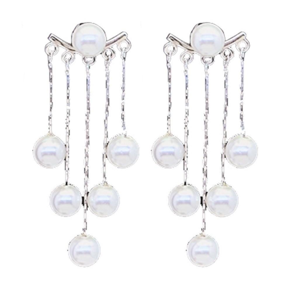 New Exquisite Pearl Tassel Earrings Luxury Gold Diamond Pendant Earrings Rhinestone Dangle Ear Studs Women Accessories
New Exquisite Pearl Tassel Earrings Luxury Gold Diamond Pendant Earrings Rhinestone Dangle Ear Studs Women Accessories