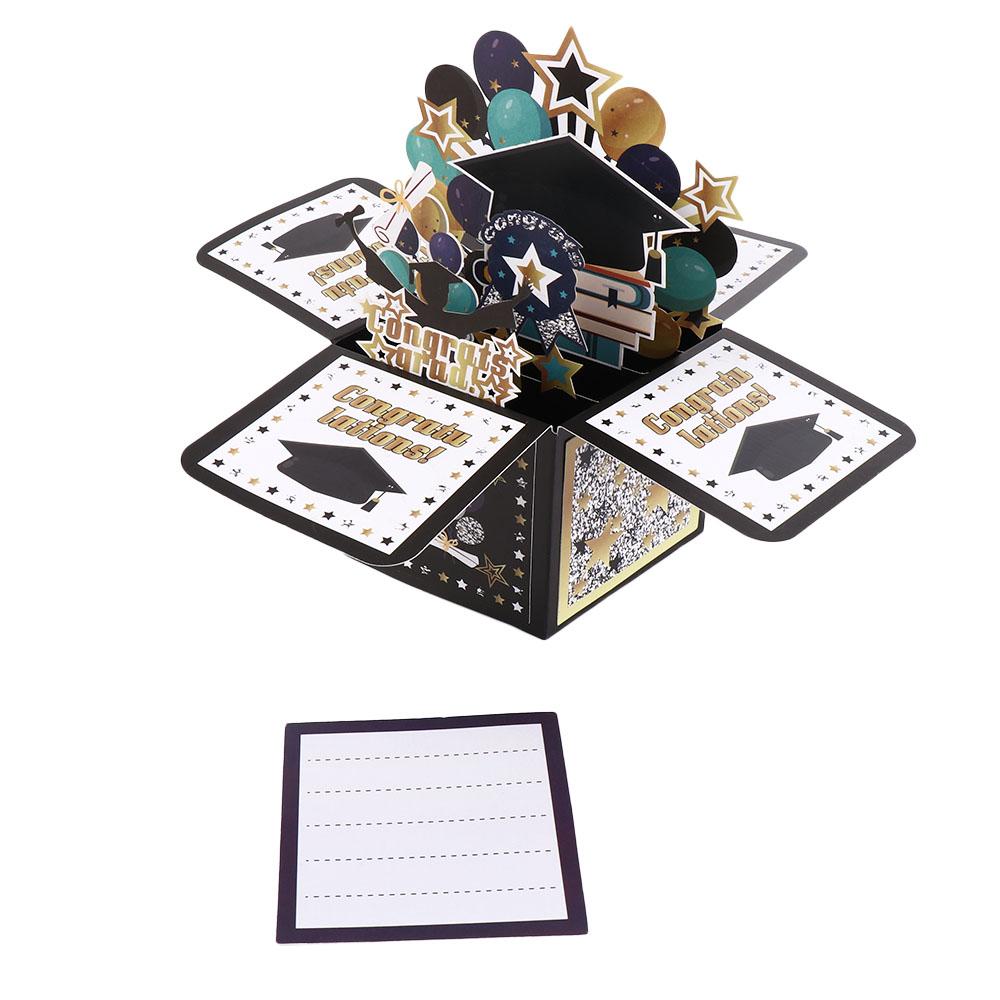 Выпускной ручной работы Pop Up Card Бумага Выпускные открытки Старшеклассники Поздравительная открытка Украшение вечеринки
Выпускной ручной работы Pop Up Card Бумага Выпускные открытки Старшеклассники Поздравительная открытка Украшение вечеринки