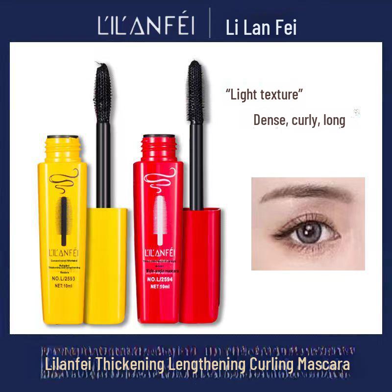 Lilanfei Waterproof Curling Mascara: Smudge-Proof, Long-Lasting, Ultra-Fine Formula for Thick, Long Eyelashes Red Tube
Lilanfei Waterproof Curling Mascara: Smudge-Proof, Long-Lasting, Ultra-Fine Formula for Thick, Long Eyelashes Red Tube