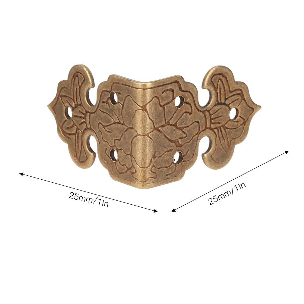 10sets Copper Box Corner Protector Vintage Corner Guard Brackets Edge Safety Guard Furniture бронзовий
10sets Copper Box Corner Protector Vintage Corner Guard Brackets Edge Safety Guard Furniture бронзовий