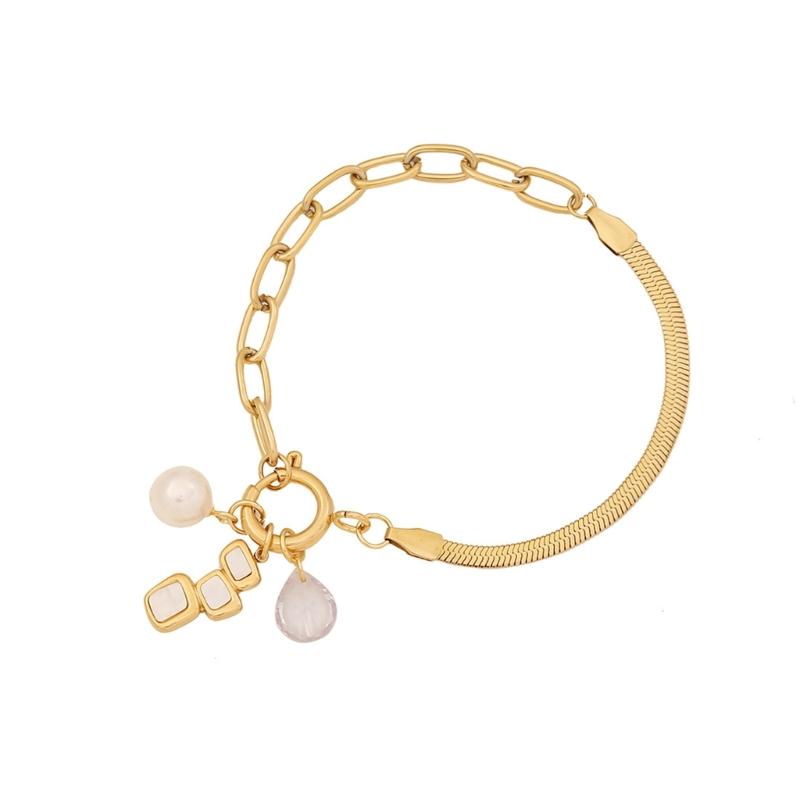 Flower Bracelet Fashionable Heart Pendant Bracelet Fashion Wrist Jewelry Perfect for Youthful Couple or Close Friend
Flower Bracelet Fashionable Heart Pendant Bracelet Fashion Wrist Jewelry Perfect for Youthful Couple or Close Friend
