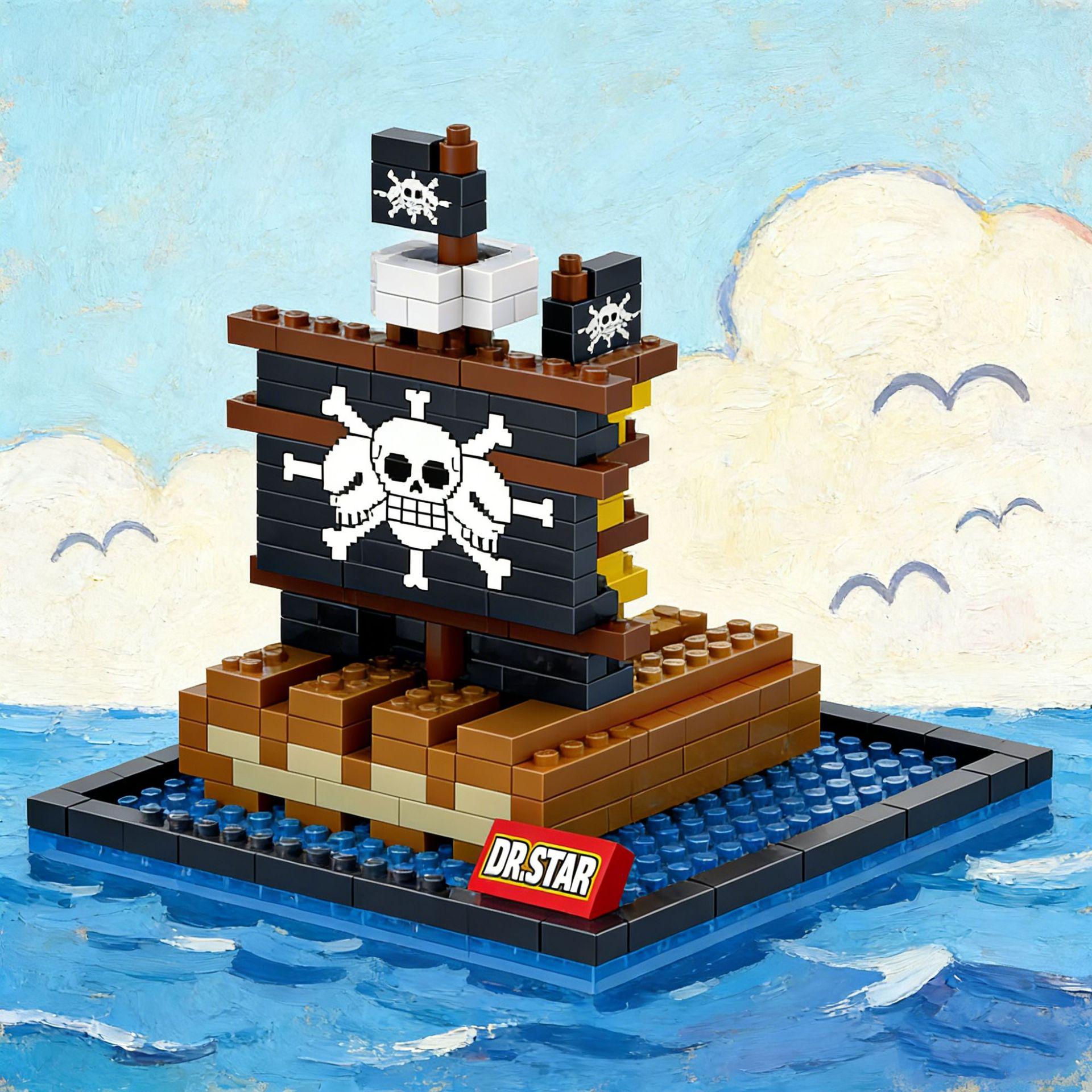 Dr. Star Pirate Ship Micro-Block Model: Educational Display Toy & Small Gift
Dr. Star Pirate Ship Micro-Block Model: Educational Display Toy & Small Gift
