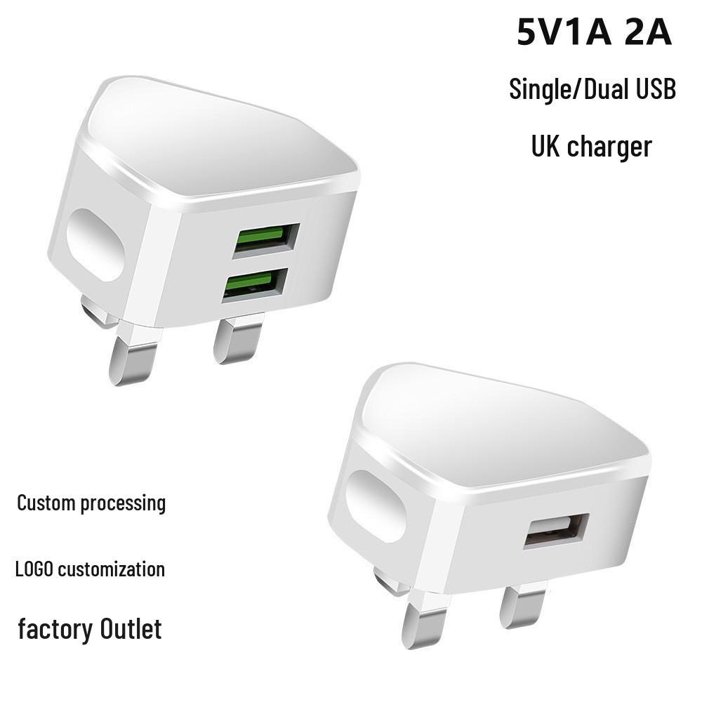 HK 1A UK Plug Dual USB Charger 5V/2A for Mobile & Tablet 1A Single Port Black
HK 1A UK Plug Dual USB Charger 5V/2A for Mobile & Tablet 1A Single Port Black