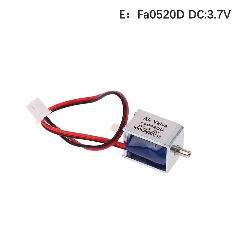 Fa0520D Мініатюрний електричний соленоїдний клапан DC3.7V 4.5V 6V 12V 24V N/C нормально закритий повітряний клапан випускний клапан мікроклапан мікроповітряний клапан
Fa0520D Мініатюрний електричний соленоїдний клапан DC3.7V 4.5V 6V 12V 24V N/C нормально закритий повітряний клапан випускний клапан мікроклапан мікроповітряний клапан