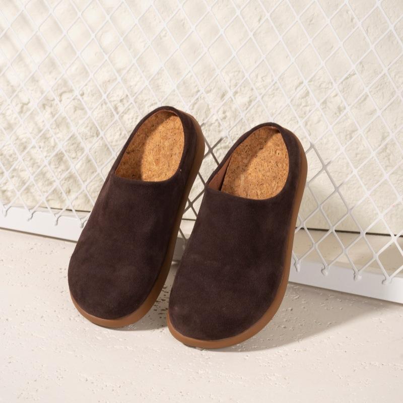 Versatile popular small potatoes spring and summer new slippers shoes women s bag head half drag cowhide platform Birkenstocks 40 темно-коричневого кольору
Versatile popular small potatoes spring and summer new slippers shoes women s bag head half drag cowhide platform Birkenstocks 40 темно-коричневого кольору