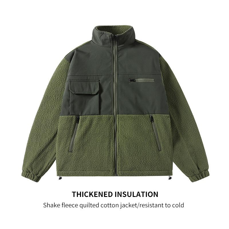 Fleece Cotton-padded Clothing Men s Winter Loose Stand-up Collar Fleece Cotton-padded Clothing Warm Casual Fleece Cotton-padded Jacket Men s Jacket 3XL
Fleece Cotton-padded Clothing Men s Winter Loose Stand-up Collar Fleece Cotton-padded Clothing Warm Casual Fleece Cotton-padded Jacket Men s Jacket 3XL