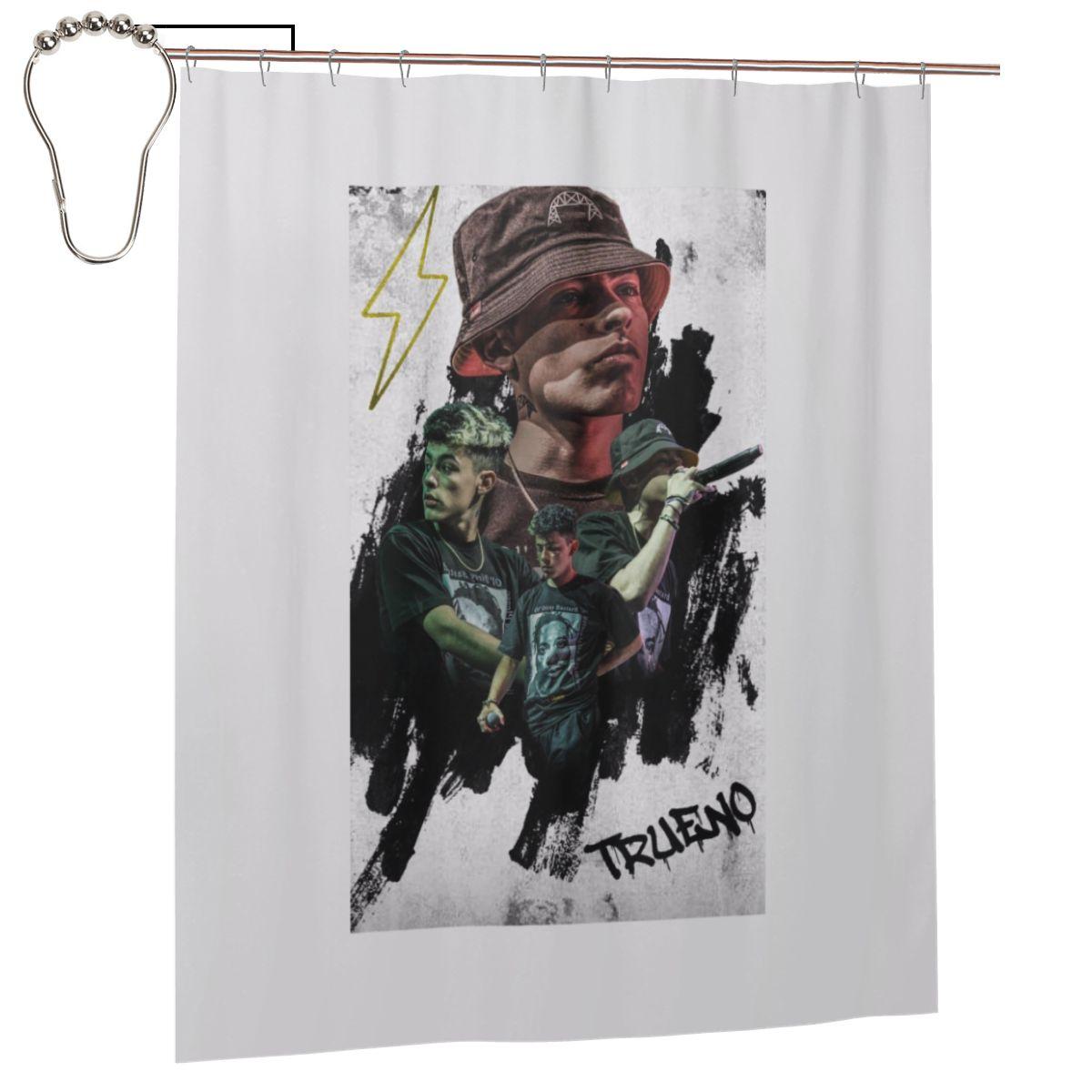 Funny Trueno Hip Hop Rapper Shower Curtain Bathroom Polyester Waterproof Bath Curtains With Hooks W60H190(CM)-1 Pcs
Funny Trueno Hip Hop Rapper Shower Curtain Bathroom Polyester Waterproof Bath Curtains With Hooks W60H190(CM)-1 Pcs
