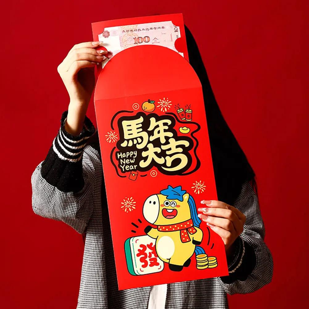 Large Cartoon Red Envelope Bag 2026 Horse Year Lucky Money Pouch New Year Birthday Wedding Party Favors Gifts Hongbao
Large Cartoon Red Envelope Bag 2026 Horse Year Lucky Money Pouch New Year Birthday Wedding Party Favors Gifts Hongbao