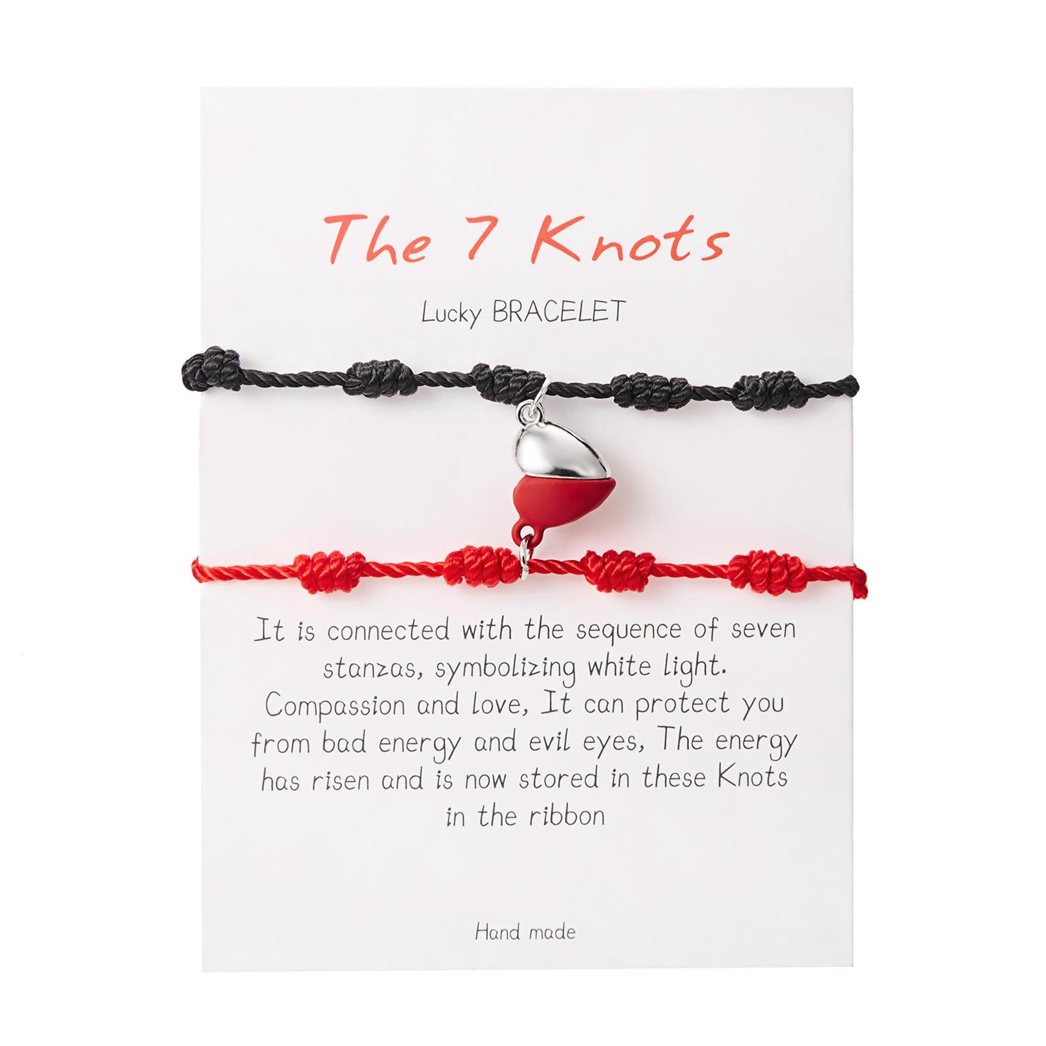 Romantic Magnetic Heart Matching Bracelet for Women Men Lucky Braided Rope Adjustable Bracelet Couple Friendship Jewelry Gifts
Romantic Magnetic Heart Matching Bracelet for Women Men Lucky Braided Rope Adjustable Bracelet Couple Friendship Jewelry Gifts