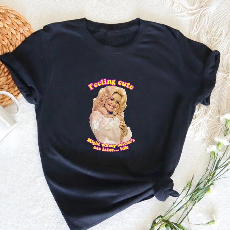 Dolly Parton Singer T Shirt O Neck Women Summer Vintage The World of Dolly Parton 70s Tshirt Country Music Short Sleeve T Shirts Unisex
Dolly Parton Singer T Shirt O Neck Women Summer Vintage The World of Dolly Parton 70s Tshirt Country Music Short Sleeve T Shirts Unisex