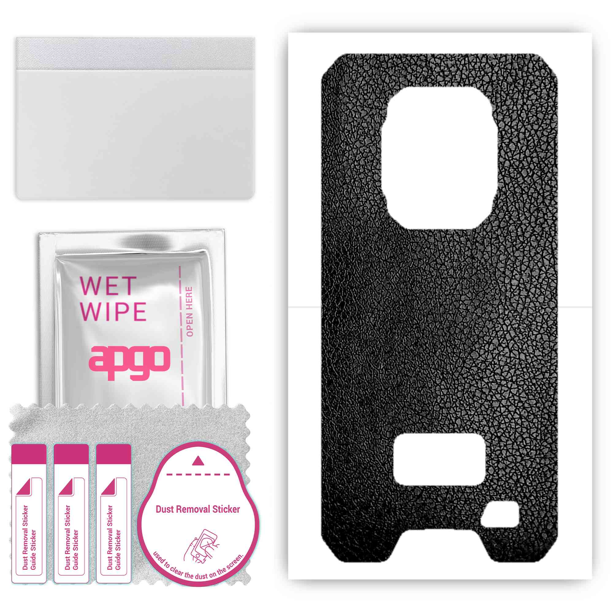 Apgo Protective Skin Sticker для задньої панелі, сумісної з Ulefone Armor 9, Wrap Film, Foil, Vinyl - Pattern Black Leather
Apgo Protective Skin Sticker для задньої панелі, сумісної з Ulefone Armor 9, Wrap Film, Foil, Vinyl - Pattern Black Leather