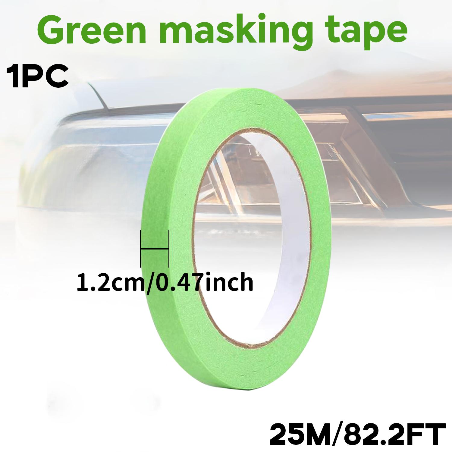 25m Green Masking Tape for Painting, Oil and Acrylic, Single Side Adhesive for Home and Car Use
25m Green Masking Tape for Painting, Oil and Acrylic, Single Side Adhesive for Home and Car Use