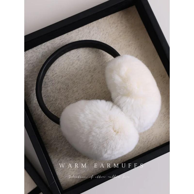 Зимние женские плюшевые утепленные наушники из овчины класса 5А с мехом кролика Рекс
Зимние женские плюшевые утепленные наушники из овчины класса 5А с мехом кролика Рекс