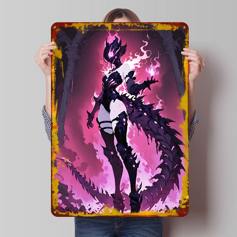 Dark Fantasy Character With Pink Flames Tin Plaque Poster Customized Wall Art Retro Vintage Metal Signs for Man Cave Desk Decor 7.9x11.8In(20x30cm)
Dark Fantasy Character With Pink Flames Tin Plaque Poster Customized Wall Art Retro Vintage Metal Signs for Man Cave Desk Decor 7.9x11.8In(20x30cm)