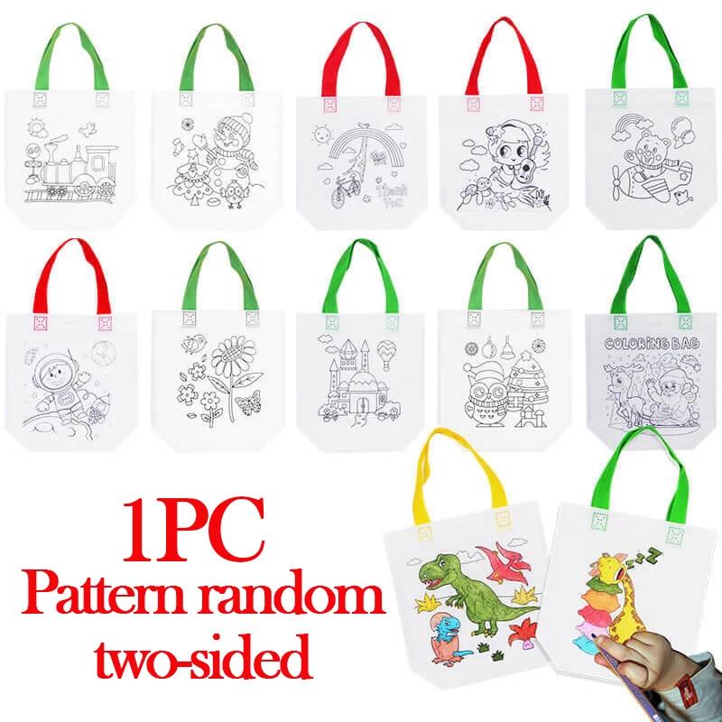 1-10Pcs Sets Diy Graffiti Bag With Markers Handmade Painting Non-Woven Bag For Kids Arts Crafts Color Filling Drawing Toys
1-10Pcs Sets Diy Graffiti Bag With Markers Handmade Painting Non-Woven Bag For Kids Arts Crafts Color Filling Drawing Toys