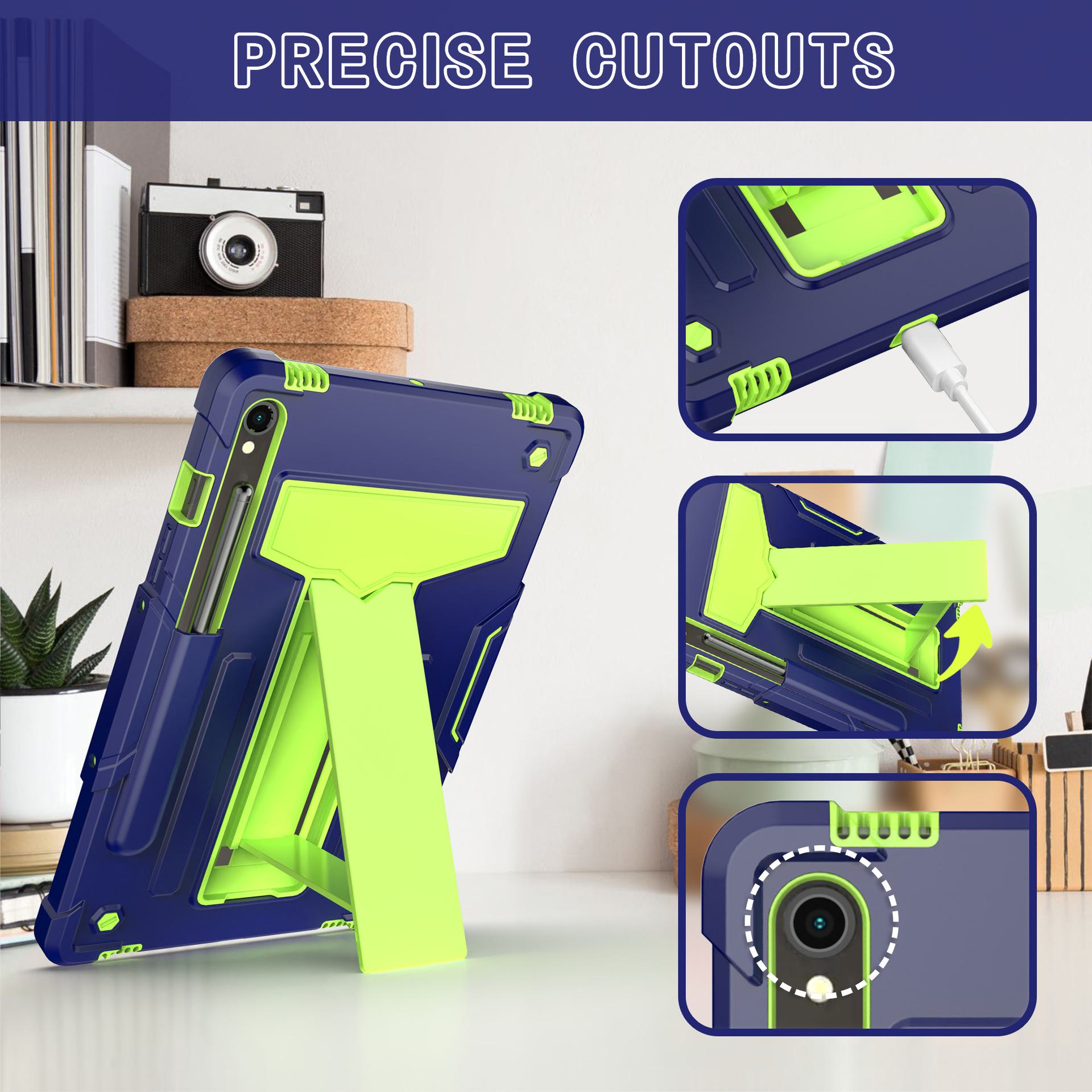 Protective Silicone Case with T-Shaped Bracket for Samsung Galaxy Tab S9 X710/S9 Fe Tablet Samsung Galaxy Tab S9 X710
Protective Silicone Case with T-Shaped Bracket for Samsung Galaxy Tab S9 X710/S9 Fe Tablet Samsung Galaxy Tab S9 X710