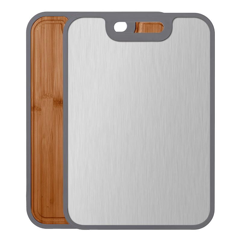 Zhishi Titanium & Bamboo Double-Sided Cutting Board
Zhishi Titanium & Bamboo Double-Sided Cutting Board