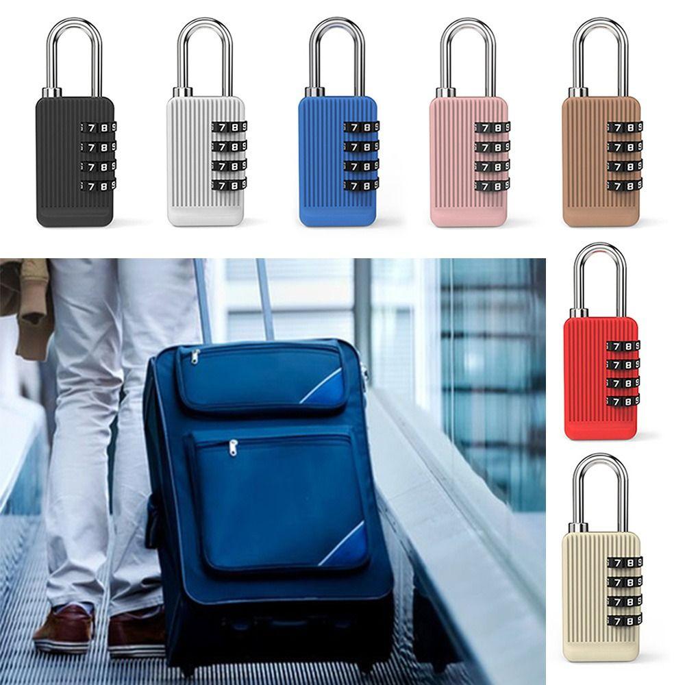 Anti-theft 4 Digit Password Lock Zinc alloy Backpack Zipper Lock Portable Security Coded Lock Home рожевий
Anti-theft 4 Digit Password Lock Zinc alloy Backpack Zipper Lock Portable Security Coded Lock Home рожевий