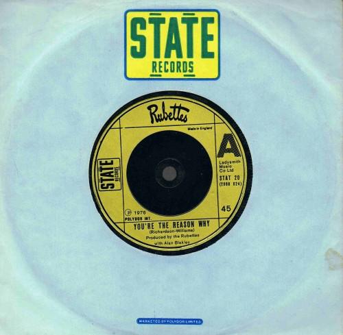 7inch Record RUBETTES - You re The Reason Why STAT20 State Records 1976 UK Rock Used
7inch Record RUBETTES - You re The Reason Why STAT20 State Records 1976 UK Rock Used