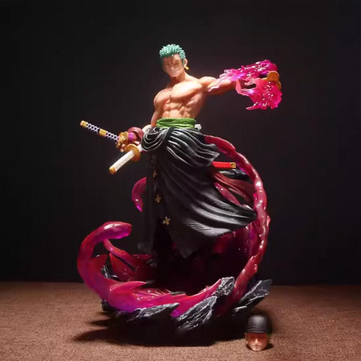 One Piece Anime GK Figure Ghost Island Battle Zoro Double Headed Action Statue Pvc Model Boy Toys Birthday Gifts
One Piece Anime GK Figure Ghost Island Battle Zoro Double Headed Action Statue Pvc Model Boy Toys Birthday Gifts